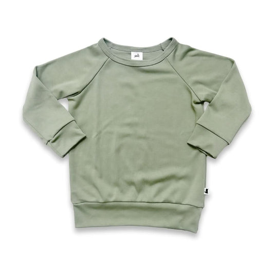 Youth Bamboo Raglan Pullover | Sage