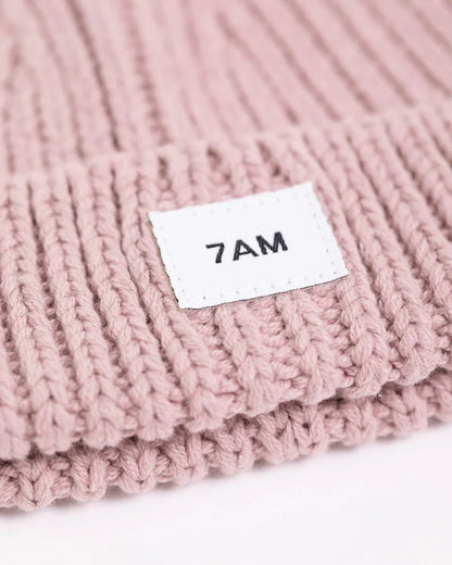 Bonnet Chunky | Rose cendré | 7h du mat