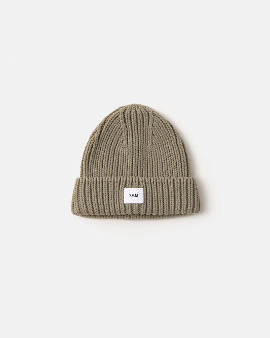 Chunky Beanie | Olive | 7am