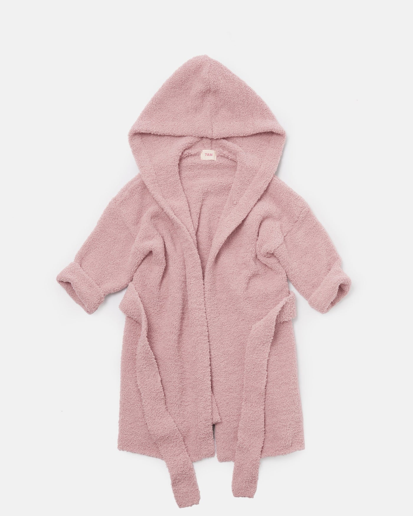 Robe en molleton | Rose cendré | 7 h