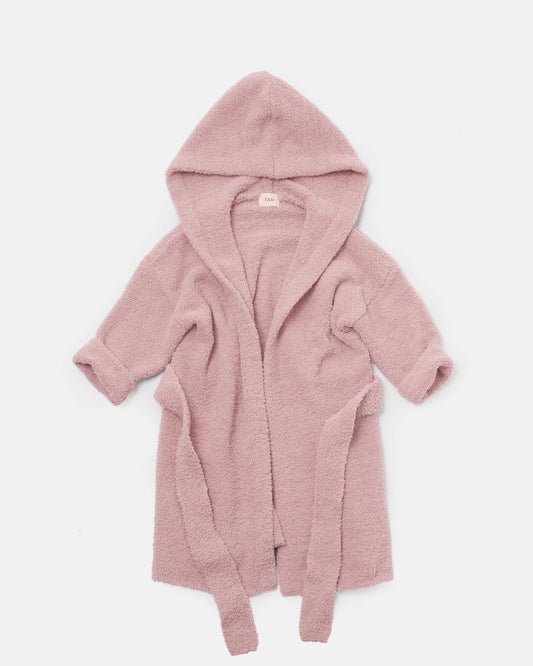 Robe en molleton | Rose cendré | 7 h