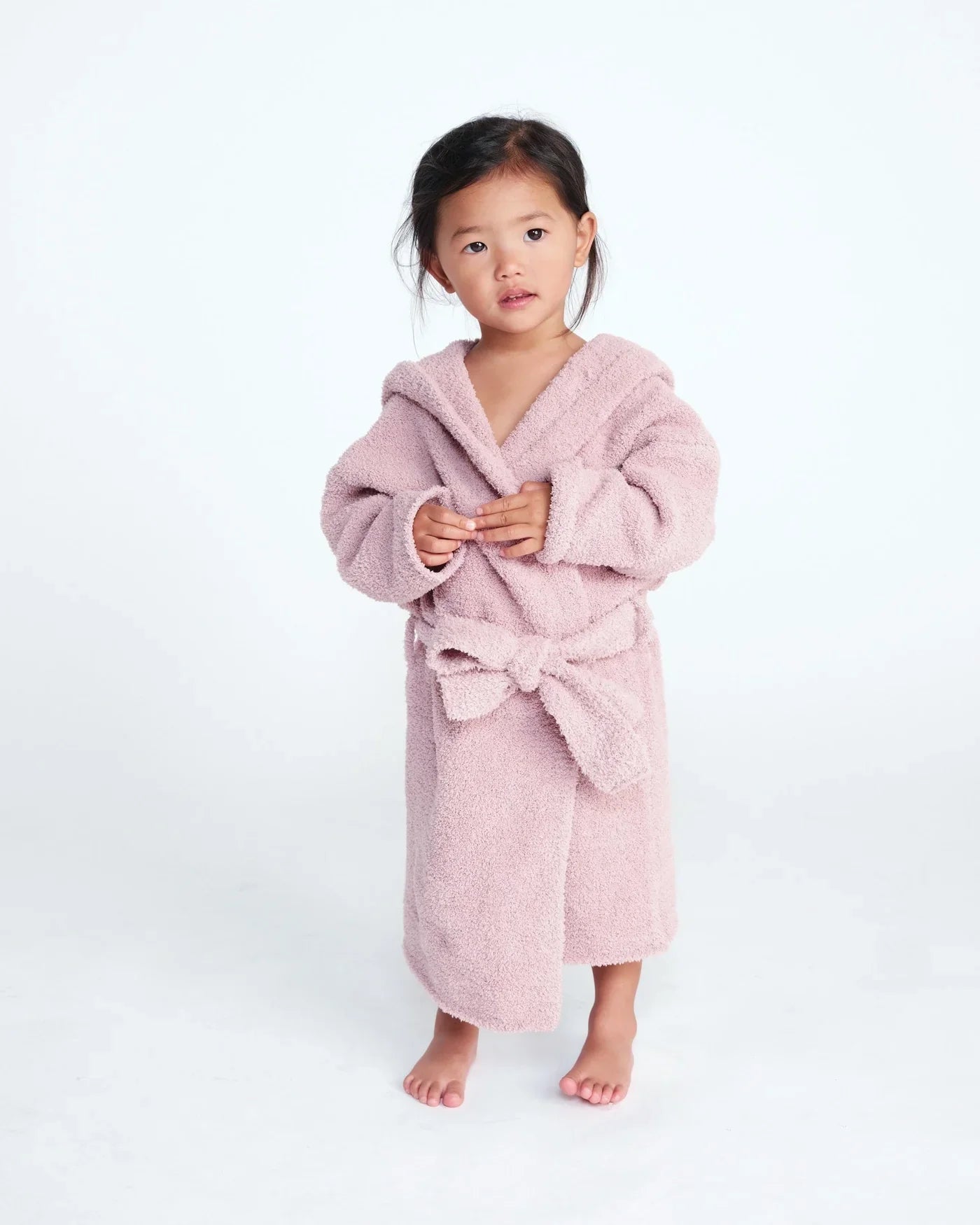 Robe en molleton | Rose cendré | 7 h