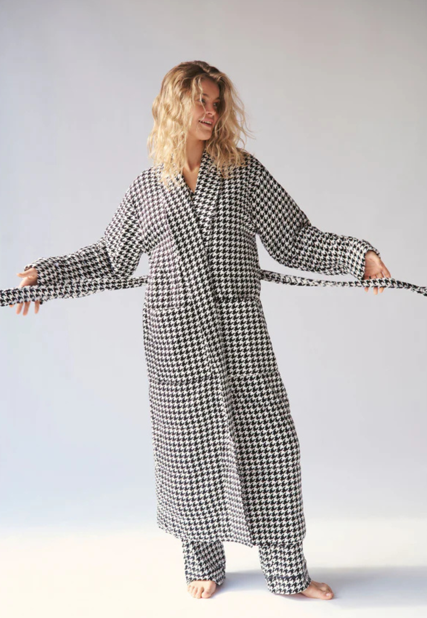 Bambi and Birdie Quilted Bamboo Robe