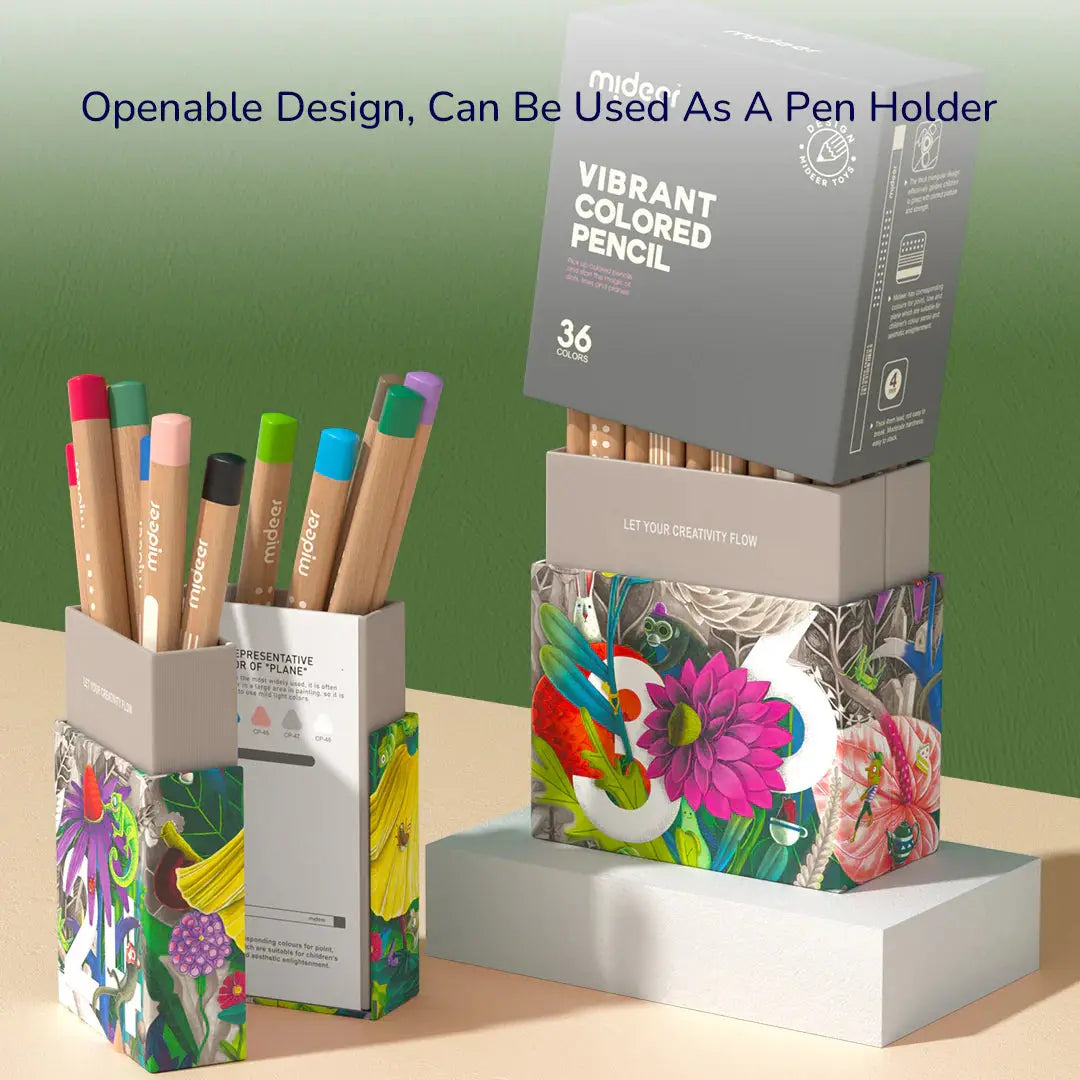 Vibrant Colored Pencil 48 Colors