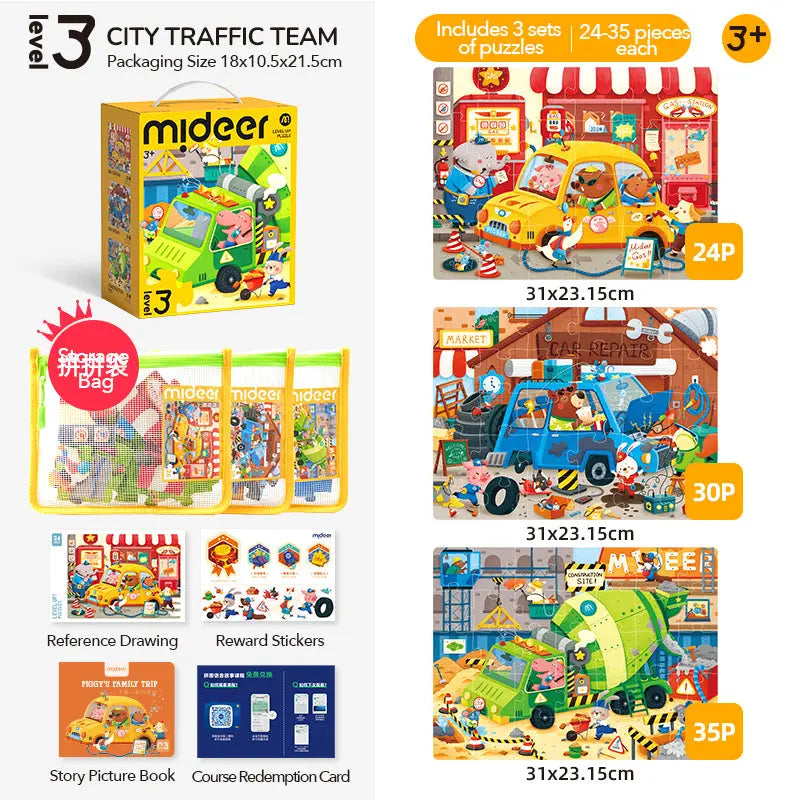 Level Up Puzzles - Level 3 City Teamers
