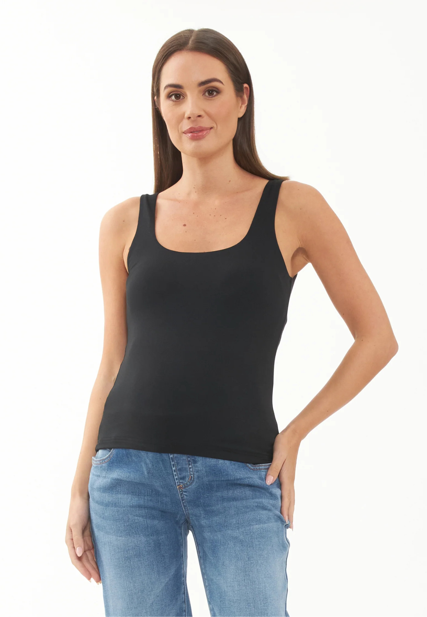 Luxe Knit Fitted Maternity Tank Top