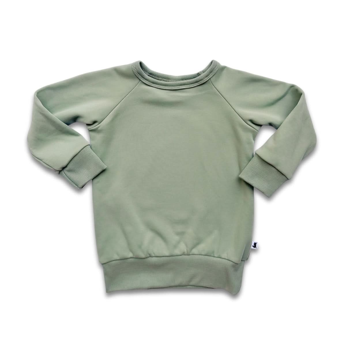 Baby/Kids' Bamboo Fleece Raglan Pullover | Dusty Lilac