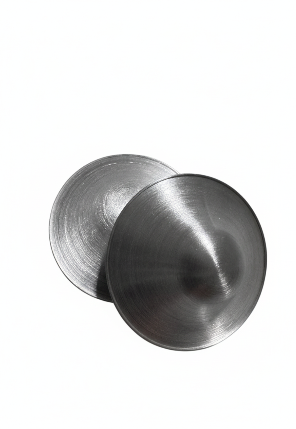 999 Silver Nursing Cups with Silicone Rings