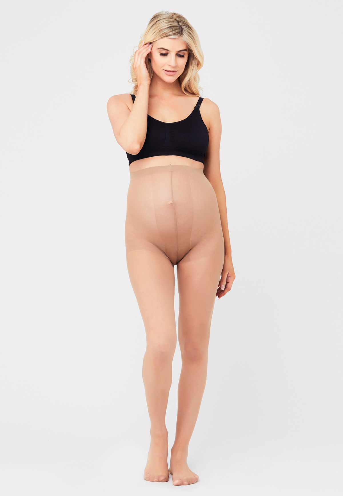 Sheer 20-Denier Maternity Tights