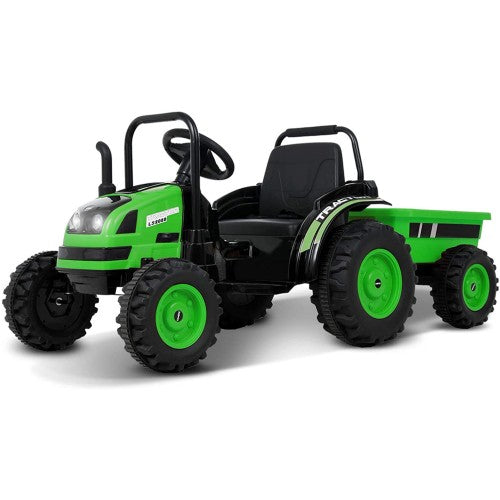 Voiture électrique pour enfants tracteur 6V 2026 avec télécommande et remorque détachable