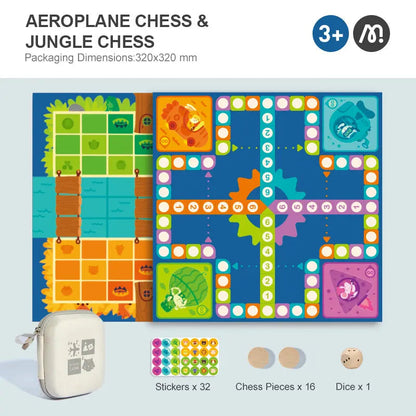 2-in-1 Travel Board Game Set