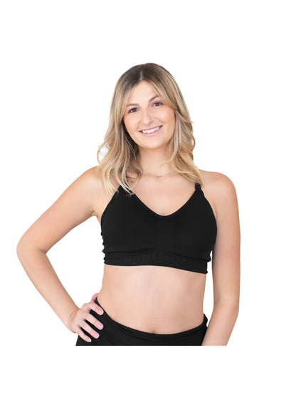 Soutien-gorge de sport Sublime® Mains-libres pour allaitement et tire-lait | Noir