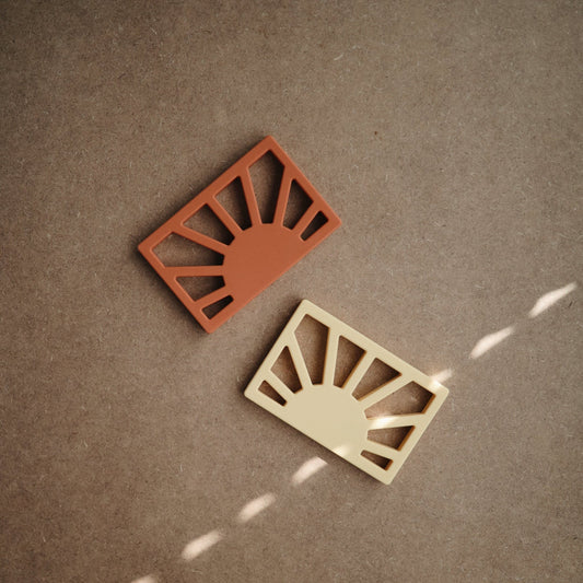 Jouet de dentition soleil en silicone