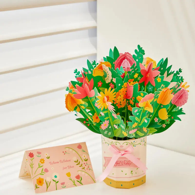 3D Pop Up Paper Bouquet