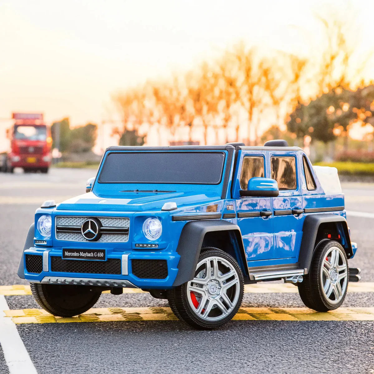 Voiture électrique pour enfants Mercedes Benz Maybach G650 12V 2026 avec télécommande