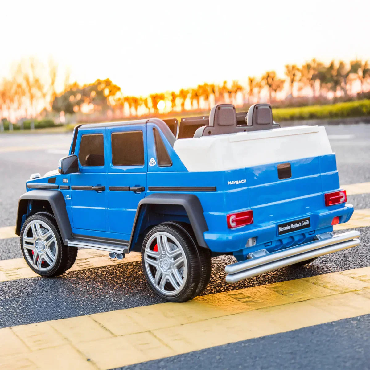 Voiture électrique pour enfants Mercedes Benz Maybach G650 12V 2026 avec télécommande
