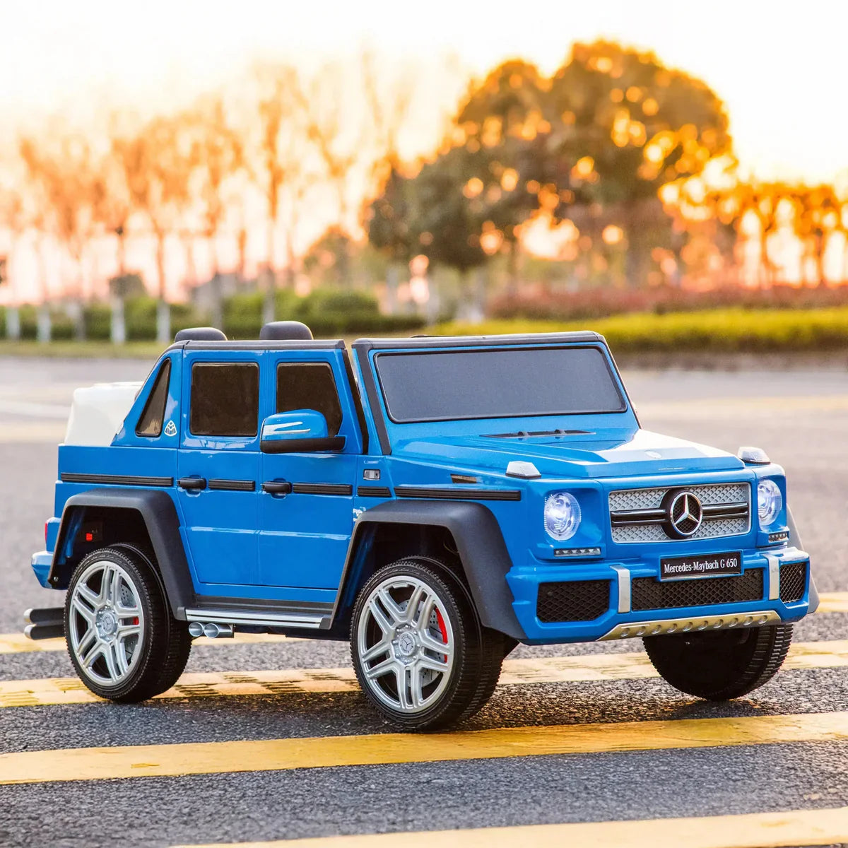 Voiture électrique pour enfants Mercedes Benz Maybach G650 12V 2026 avec télécommande