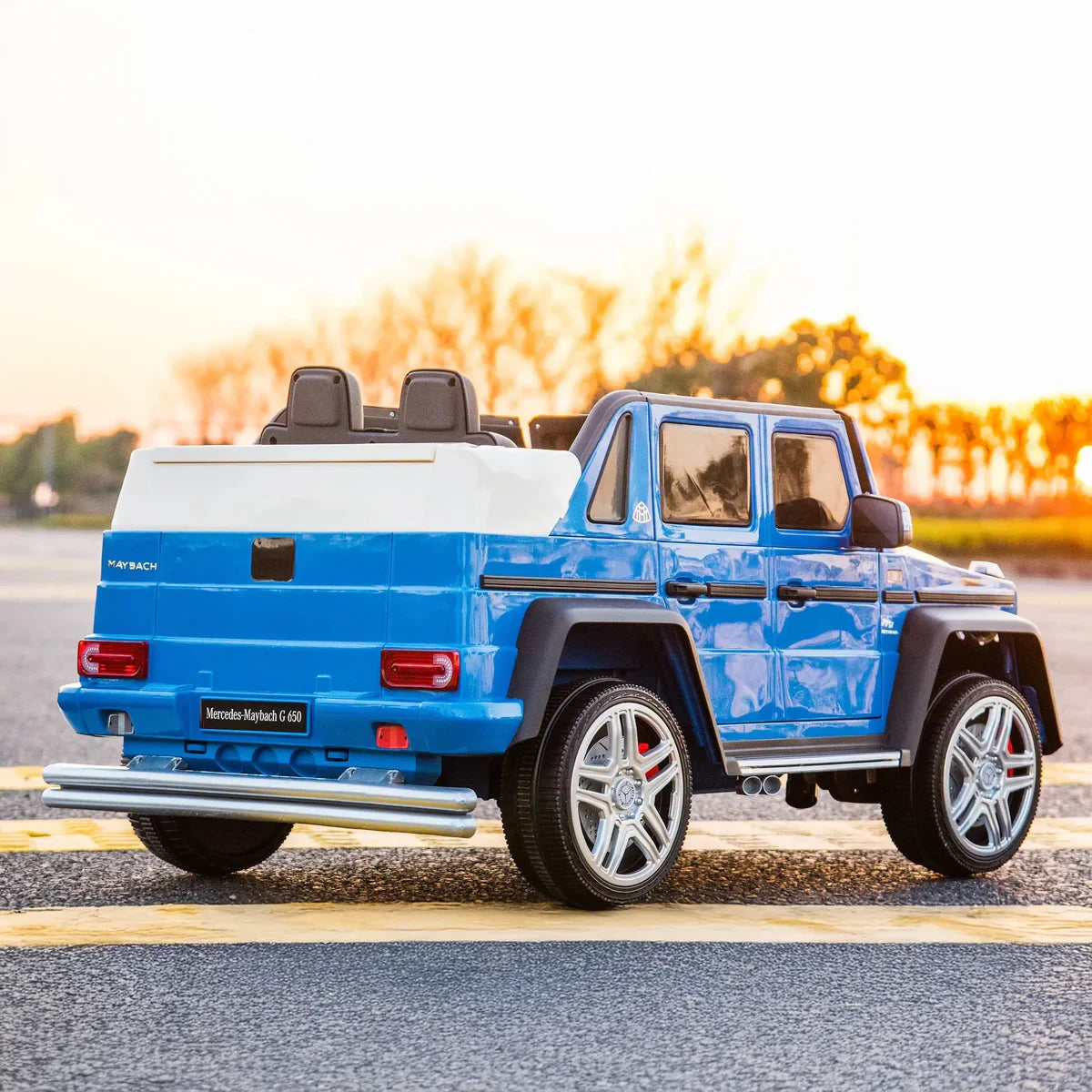 Voiture électrique pour enfants Mercedes Benz Maybach G650 12V 2026 avec télécommande