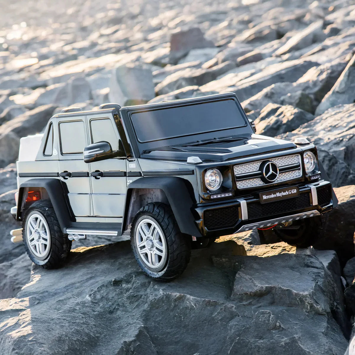 Voiture électrique pour enfants Mercedes Benz Maybach G650 12V 2026 avec télécommande