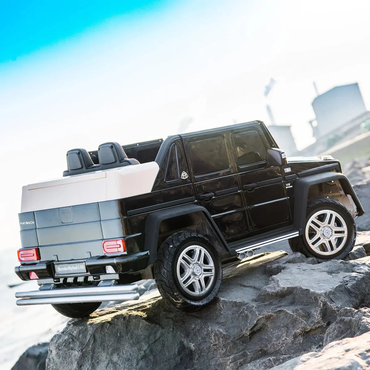 Voiture électrique pour enfants Mercedes Benz Maybach G650 12V 2026 avec télécommande