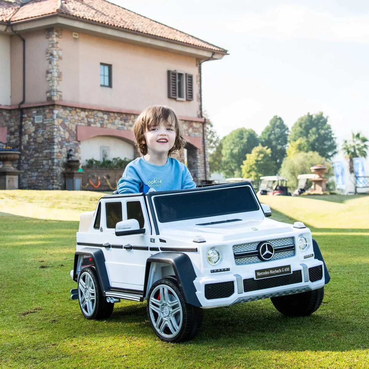 Voiture électrique pour enfants Mercedes Benz Maybach G650 12V 2026 avec télécommande