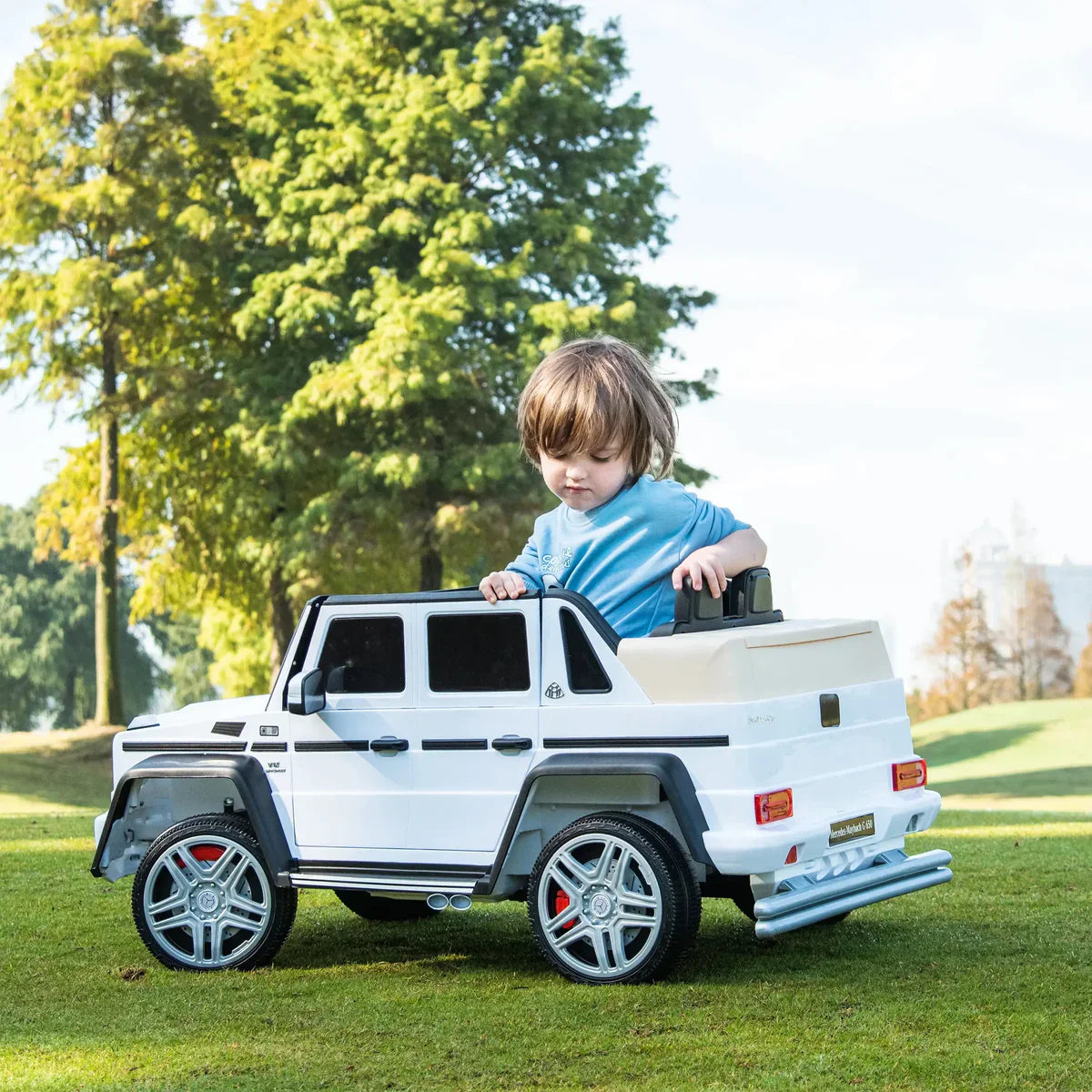 Voiture électrique pour enfants Mercedes Benz Maybach G650 12V 2026 avec télécommande