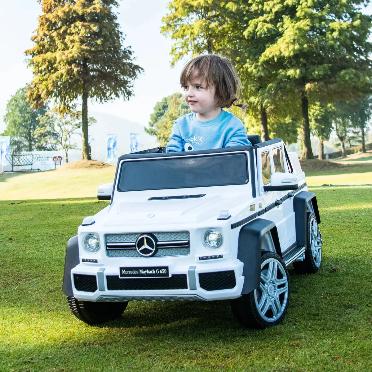 Voiture électrique pour enfants Mercedes Benz Maybach G650 12V 2026 avec télécommande