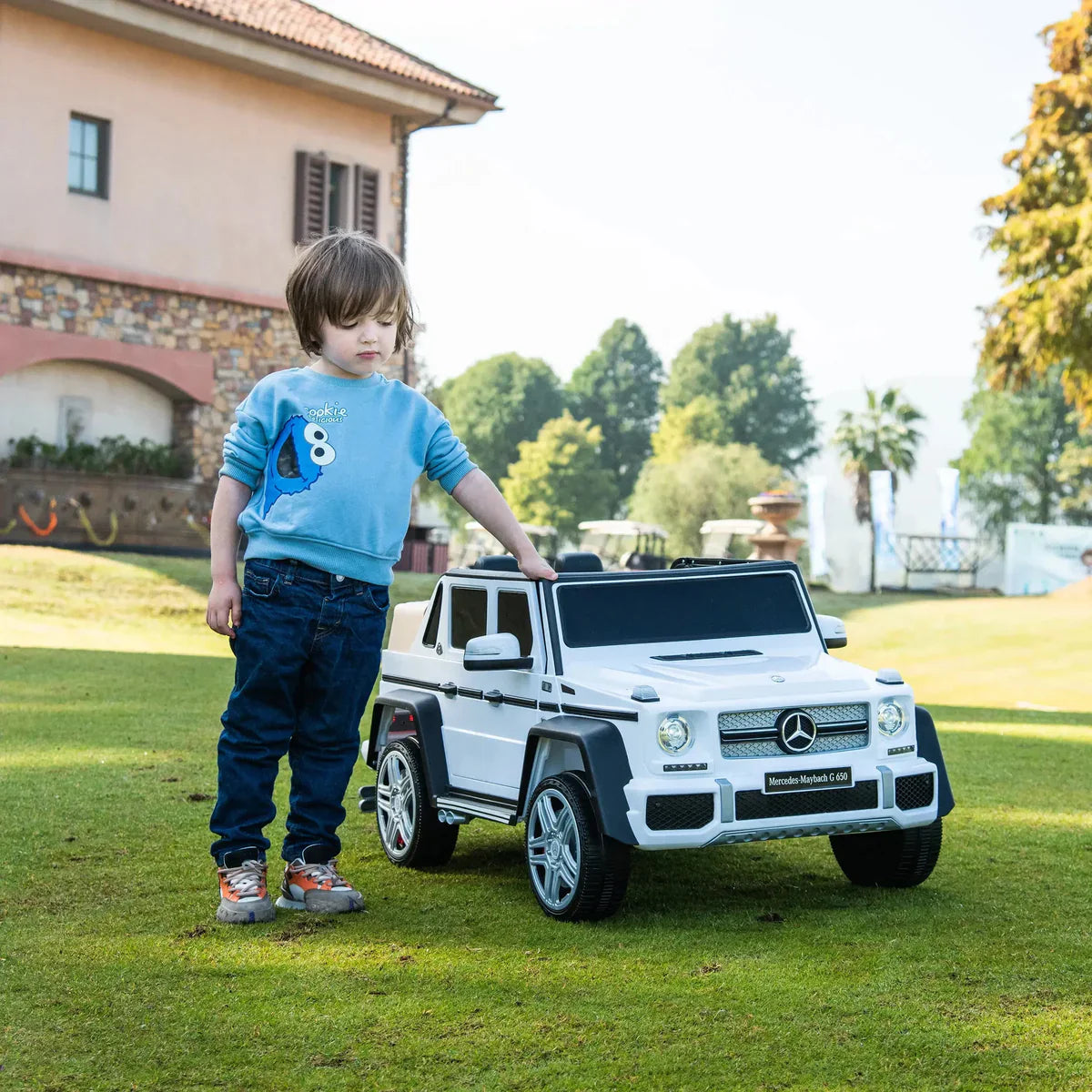 Voiture électrique pour enfants Mercedes Benz Maybach G650 12V 2026 avec télécommande