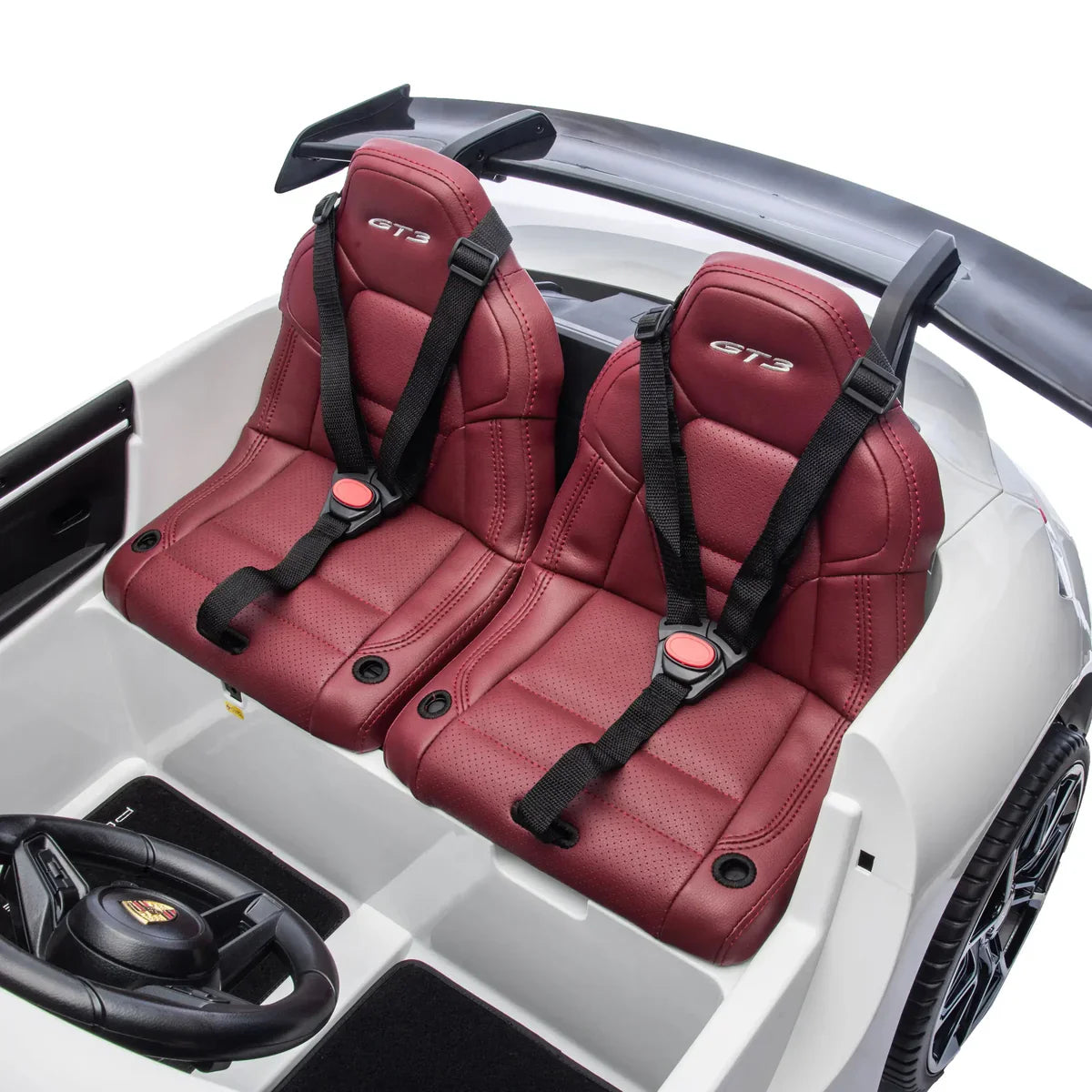 Voiture électrique 24V Porsche 911 GT3 biplace pour enfants 2026 - Nouveau moteur silencieux