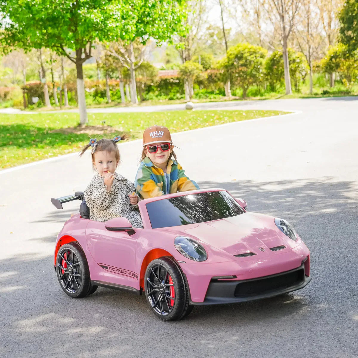 Voiture électrique 24V Porsche 911 GT3 biplace pour enfants 2026 - Nouveau moteur silencieux