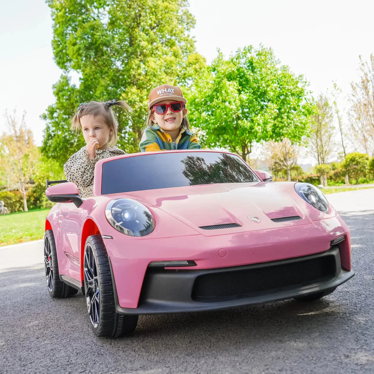 Voiture électrique 24V Porsche 911 GT3 biplace pour enfants 2026 - Nouveau moteur silencieux