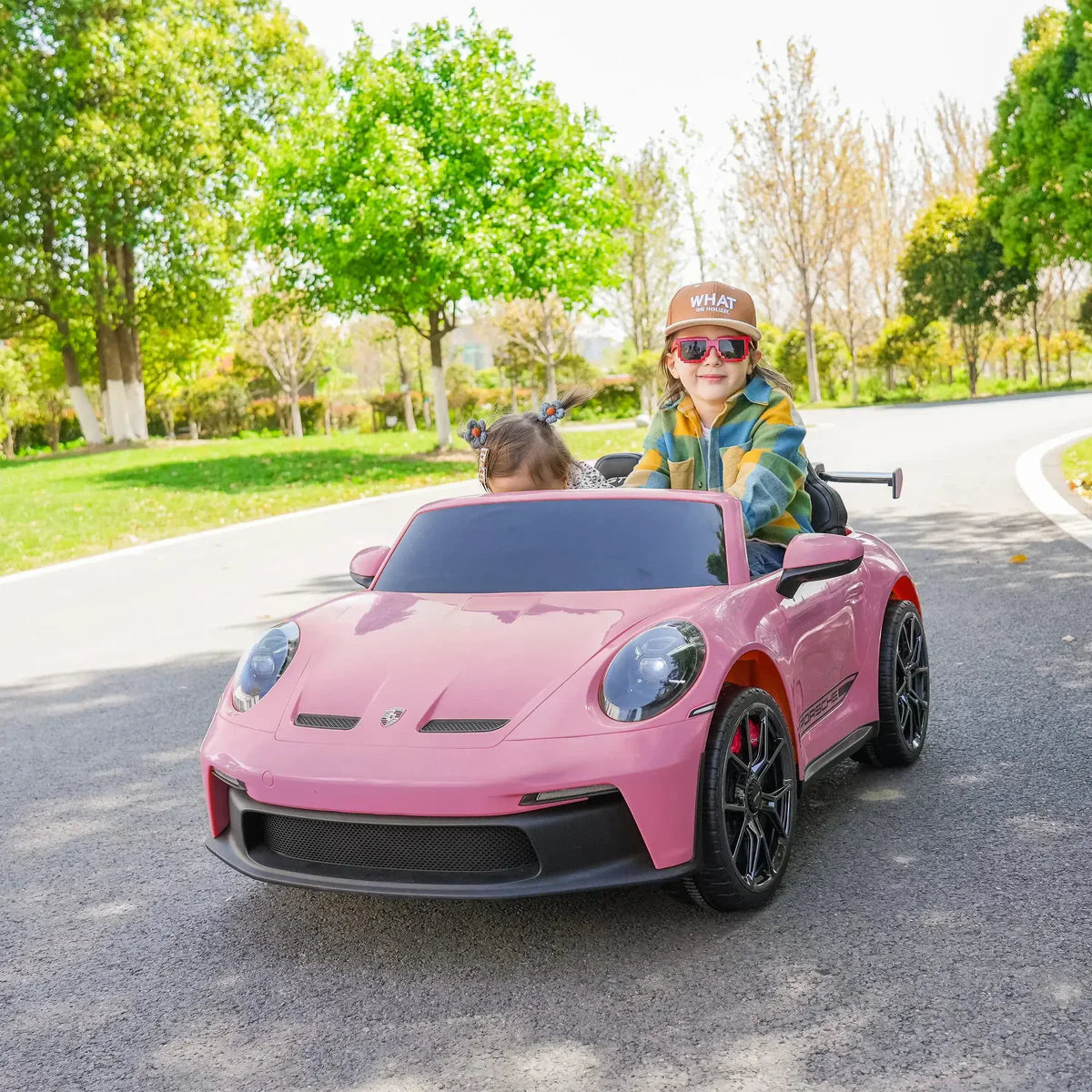 Voiture électrique 24V Porsche 911 GT3 biplace pour enfants 2026 - Nouveau moteur silencieux