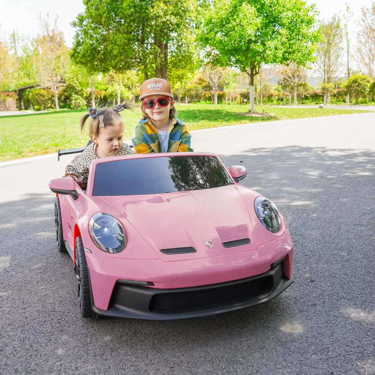 Voiture électrique 24V Porsche 911 GT3 biplace pour enfants 2026 - Nouveau moteur silencieux