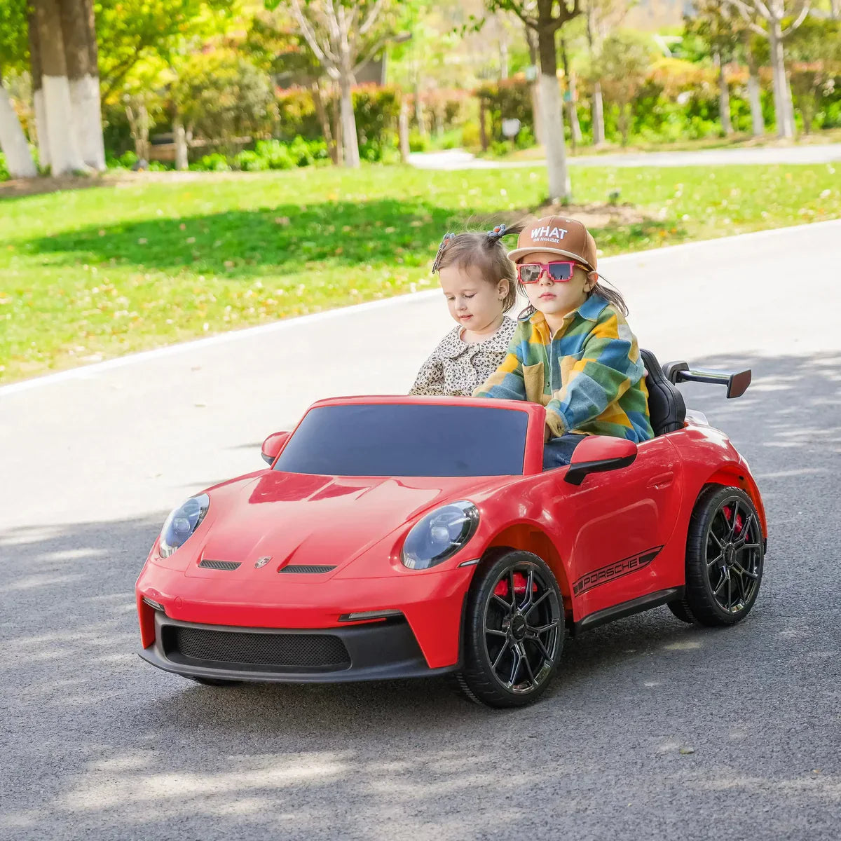 Voiture électrique 24V Porsche 911 GT3 biplace pour enfants 2026 - Nouveau moteur silencieux