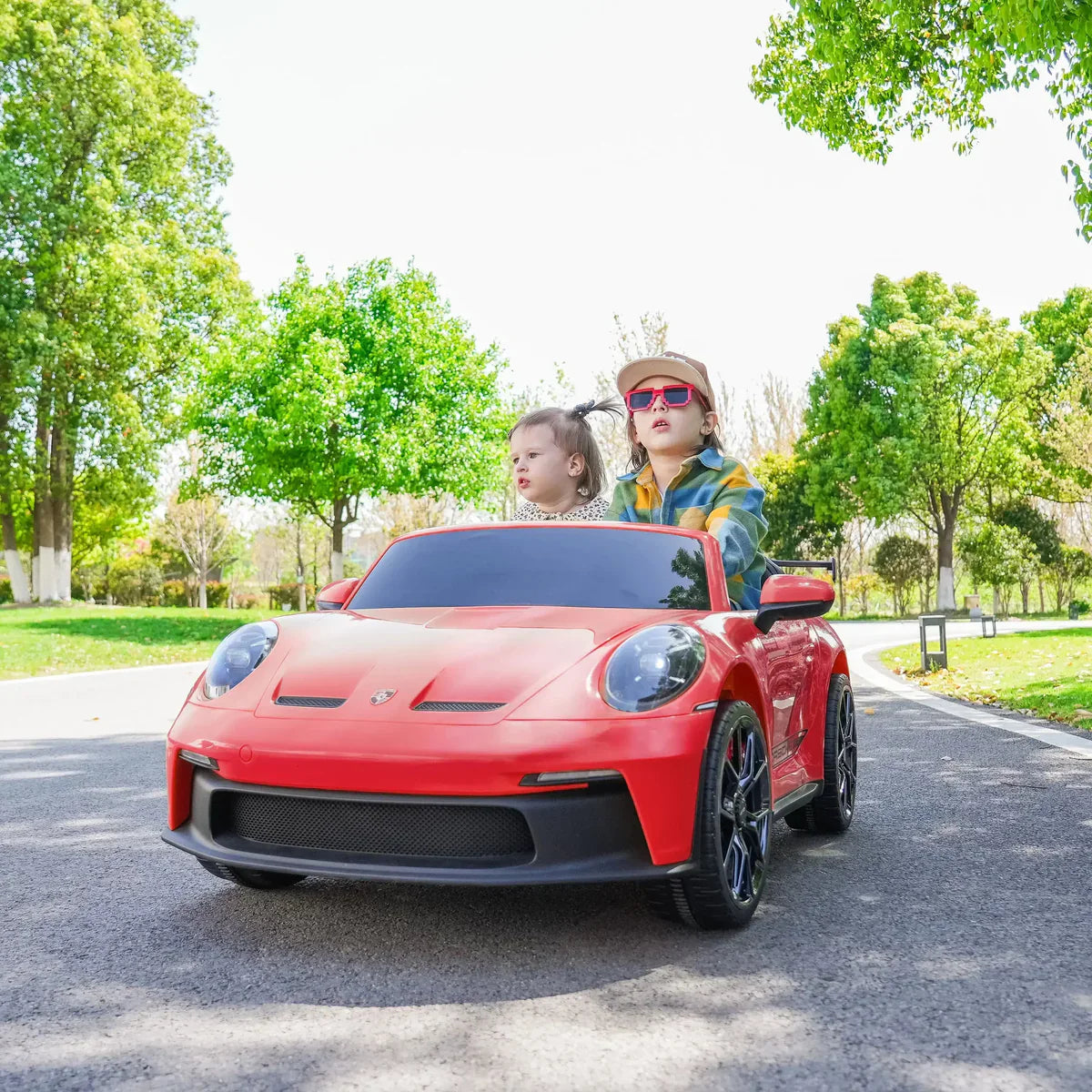 Voiture électrique 24V Porsche 911 GT3 biplace pour enfants 2026 - Nouveau moteur silencieux