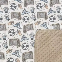 Doudou Minky et Minky à pois - Football