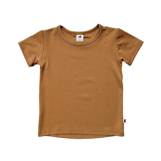 T-shirt en bambou bébé/enfant | Terre d'ombre