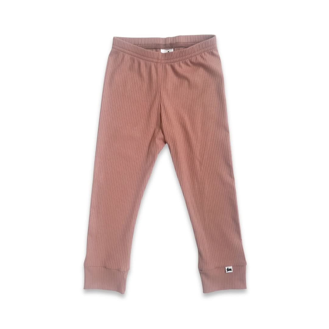 Legging en bambou pour enfants | Côte terracotta