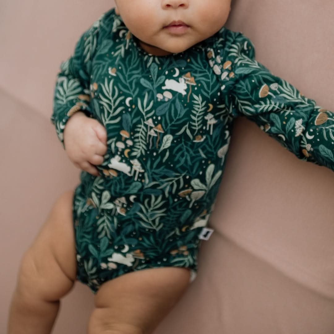 Bamboo Baby Long-Sleeved Onesie | Outer Space