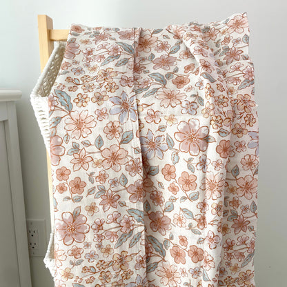 Flowers Bamboo & Cotton Muslin - May
