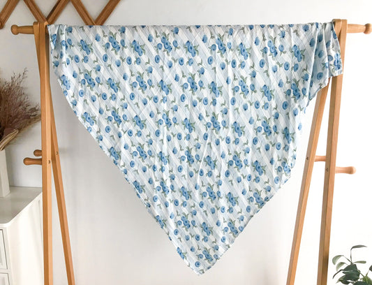 Bamboo Muslin - Blueberries