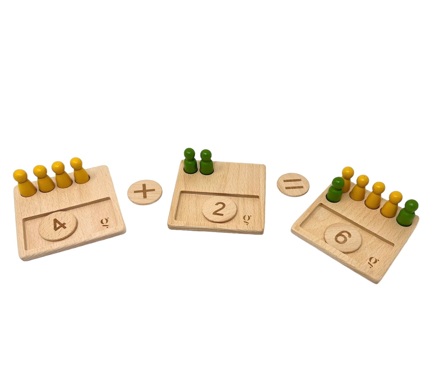 Jeu de comptage mathématique en bois | Jeu de maths des dix cadres | Puzzle mathématique