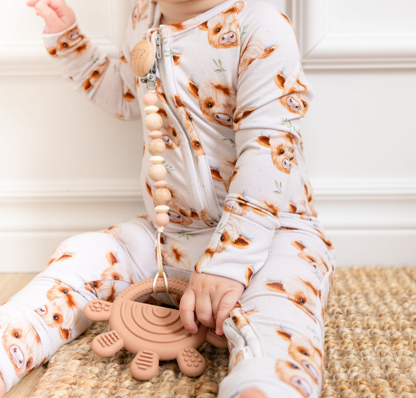 Pyjama Bambou - Bébé - Vache highland