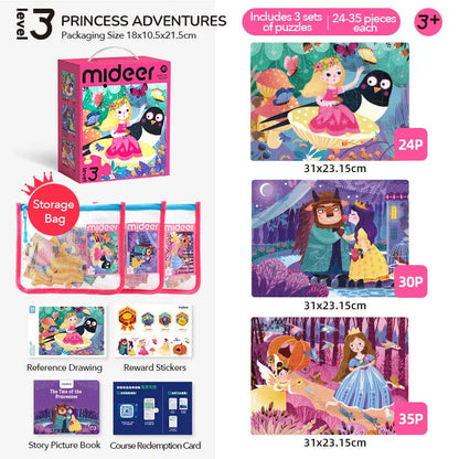 Level Up Puzzles - Niveau 3 Princesses
