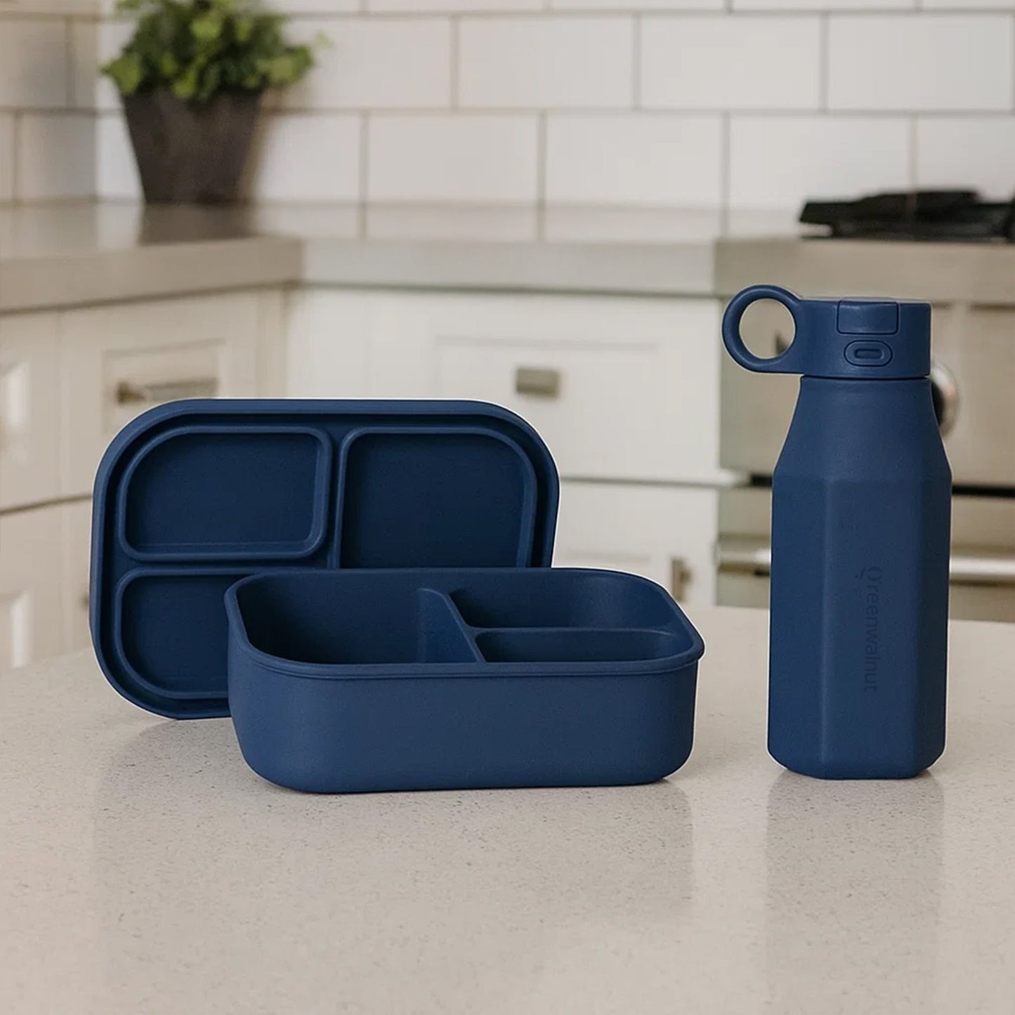 Boîte bento en silicone et gourde en silicone
