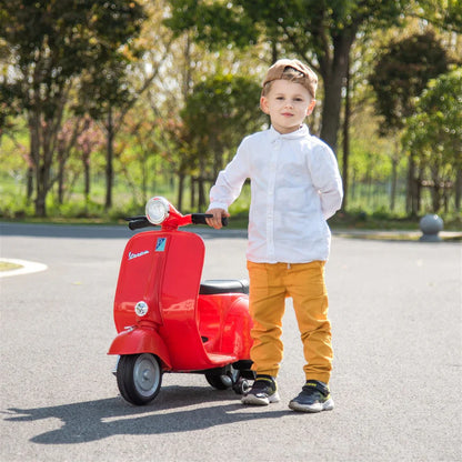 Scooter moto Vespa 12 V pour enfants