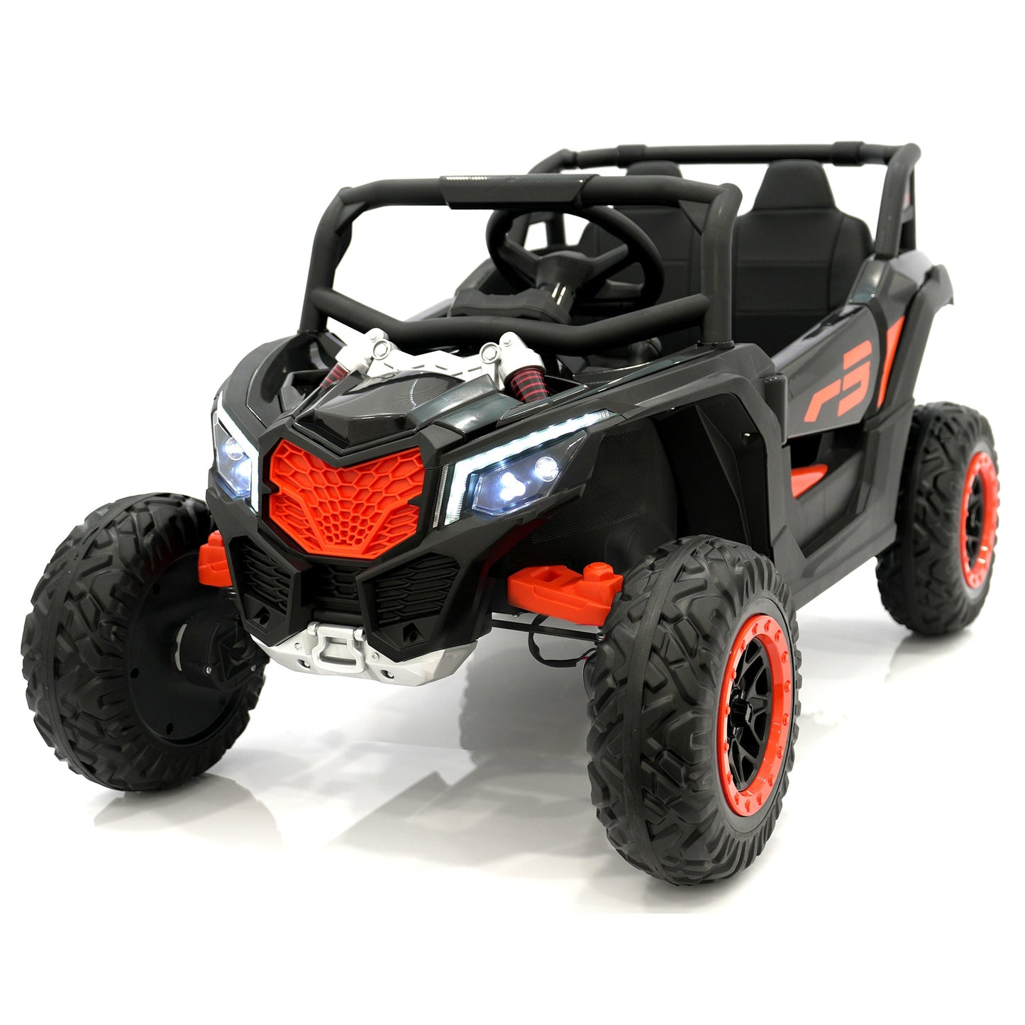 Voiture électrique 12 V tout-terrain robuste 2026 pour enfants avec télécommande