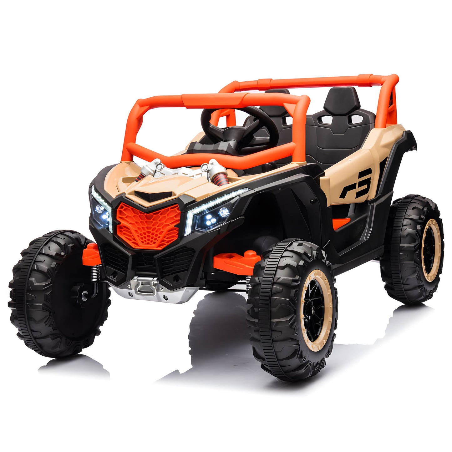 Voiture électrique 12 V tout-terrain robuste 2026 pour enfants avec télécommande