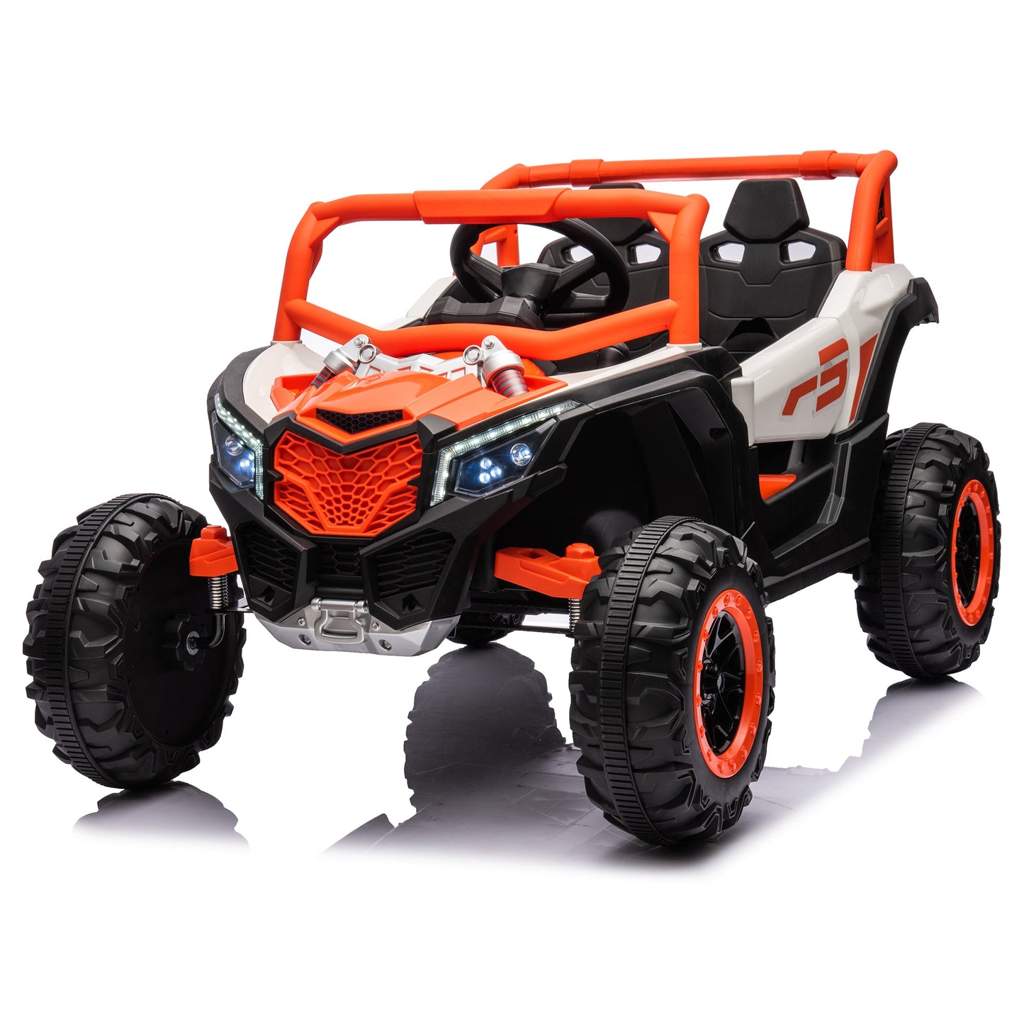 Voiture électrique 12 V tout-terrain robuste 2026 pour enfants avec télécommande