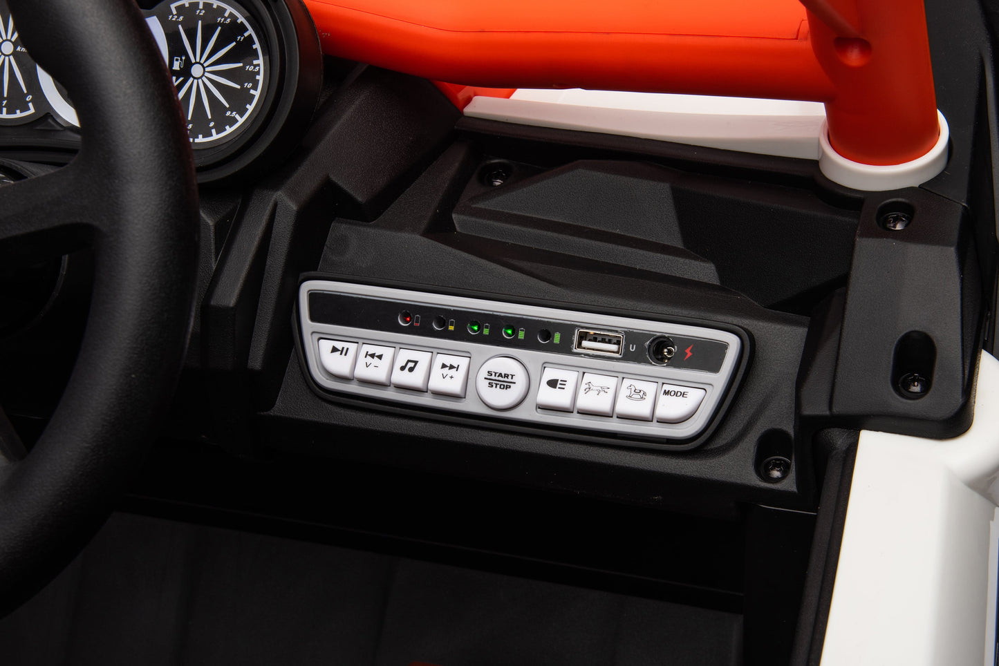 Voiture électrique 12 V tout-terrain robuste 2026 pour enfants avec télécommande